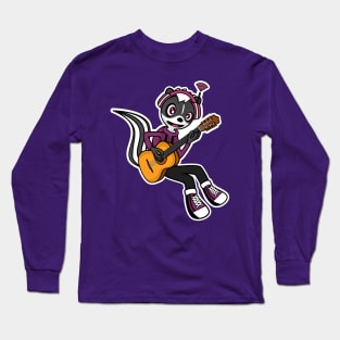 Melody the Guitarist Skunk (Variant 1) Long Sleeve T-Shirt